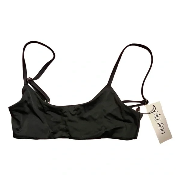 Elysiian Sonoma Scoop Neck Bikini Top in Black • NEW WITH TAGS - Picture 10 of 12